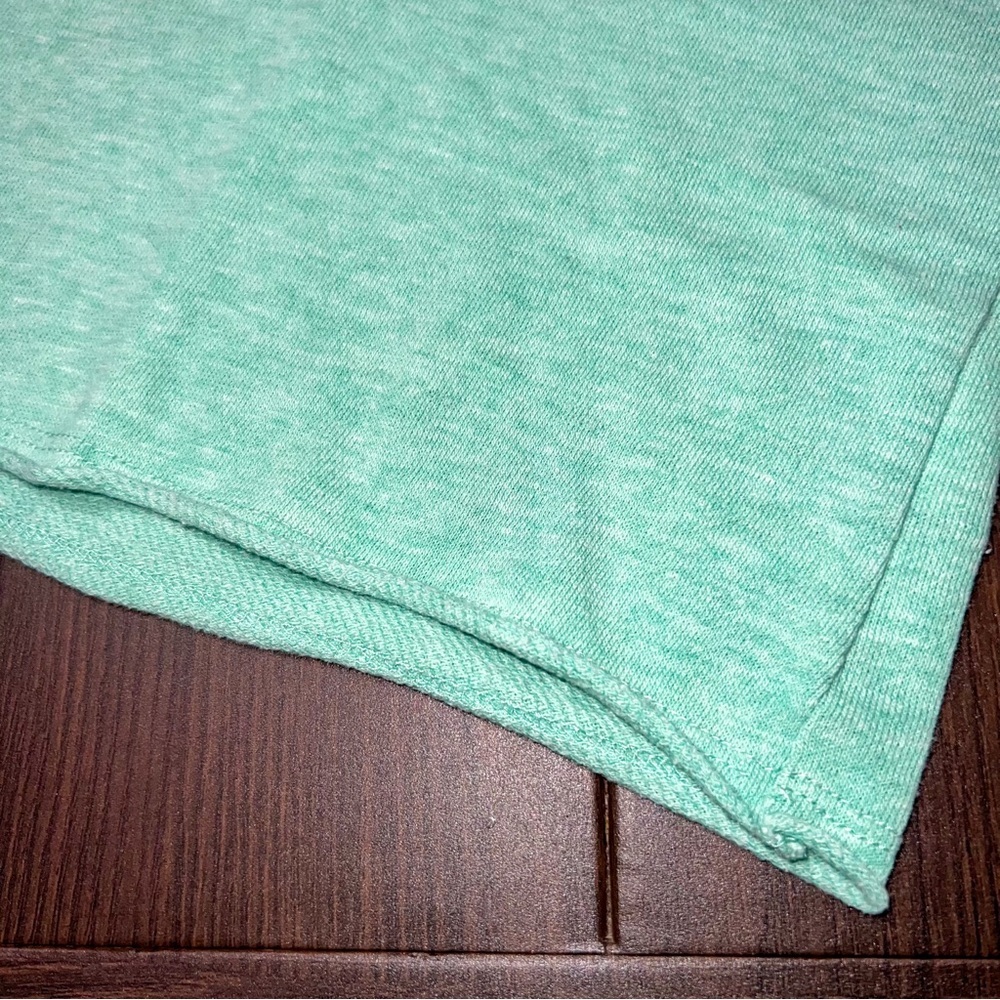 Old Navy Girls Vintage Slouchy Raw Hem Crop Sweatshirt - Mint, Size XL (14-16) - Picture 5 of 7